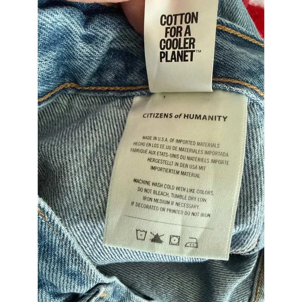 Citizens of Humanity Ayla Baggy Jeans Zenith Size 27 - Picture 11 of 12
